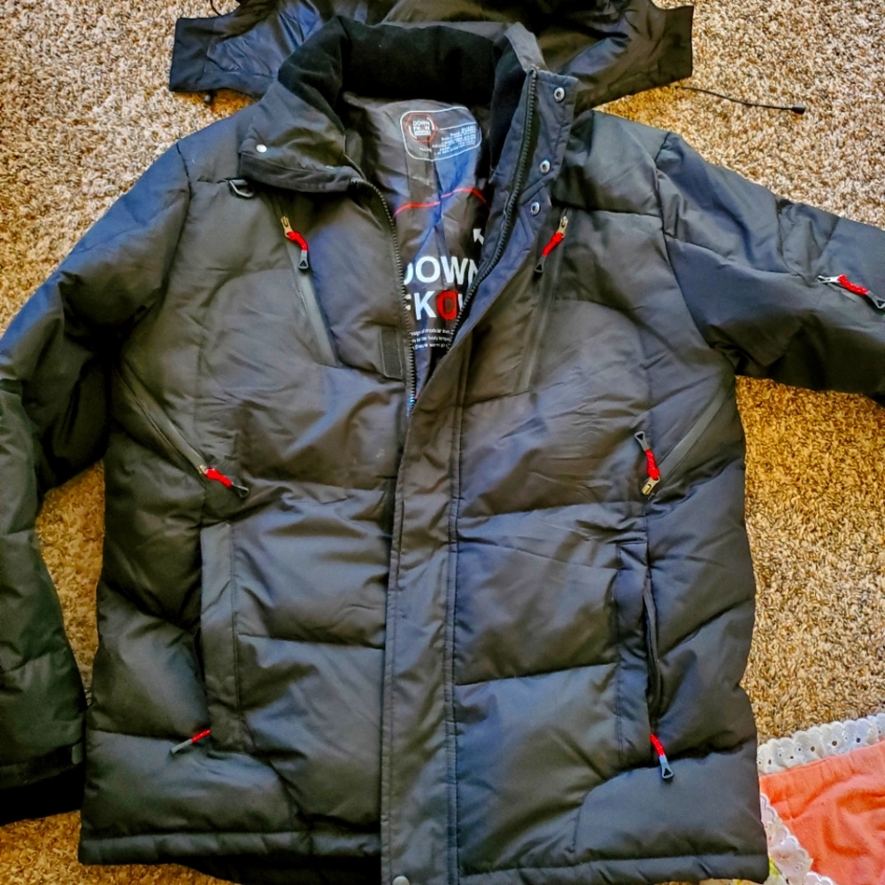 Duck feather down jacket